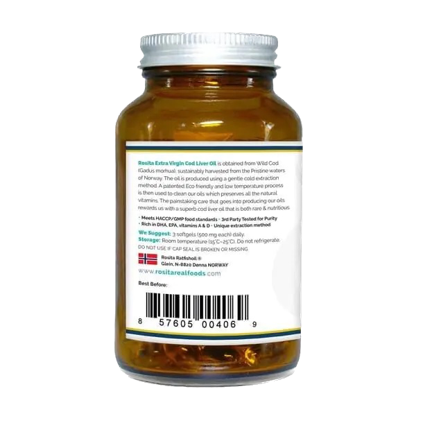 gélules d'huile de foie de morue