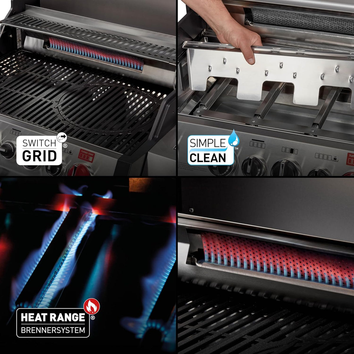 Gasgrill MONROE PRO 4 SIK TURBO