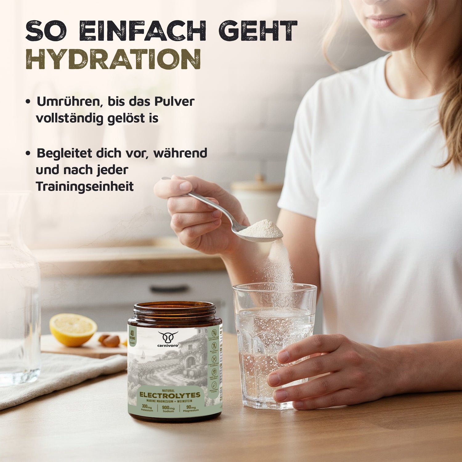 elektrolyte pulver rennrad Natürliches Elektrolyte Pulver Ohne Zucker & Süßstoffe kaufen! – carnivoro