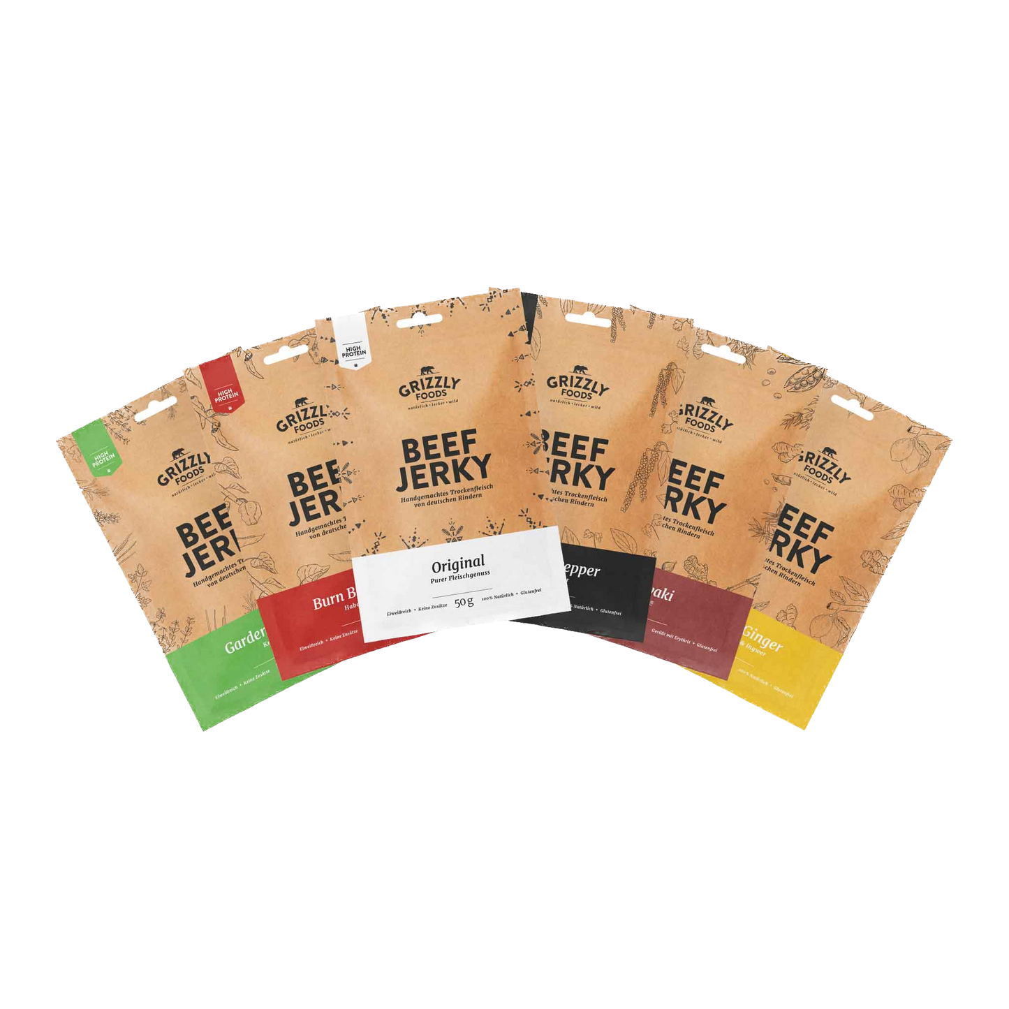 Grizzly Foods » Beef Jerky » Probier Set