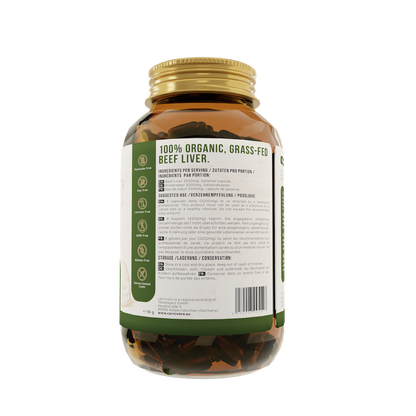 capsule di fegato bovino