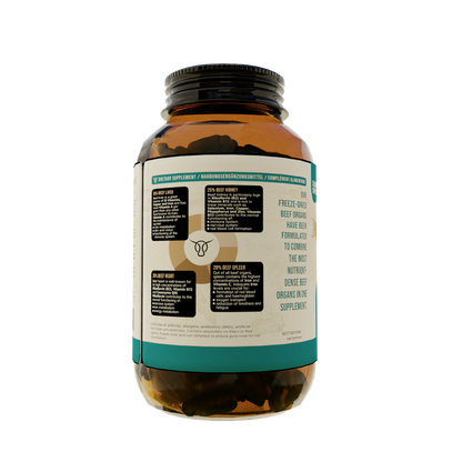 Organi di Manzo Alimentati con Erba