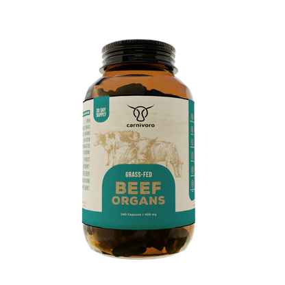 Organi di Manzo Alimentati con Erba