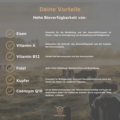Organi di Manzo Alimentati con Erba