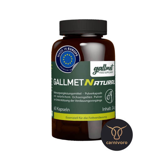 Gallmet » Natural Ochsengallenpulver 60 Kapseln