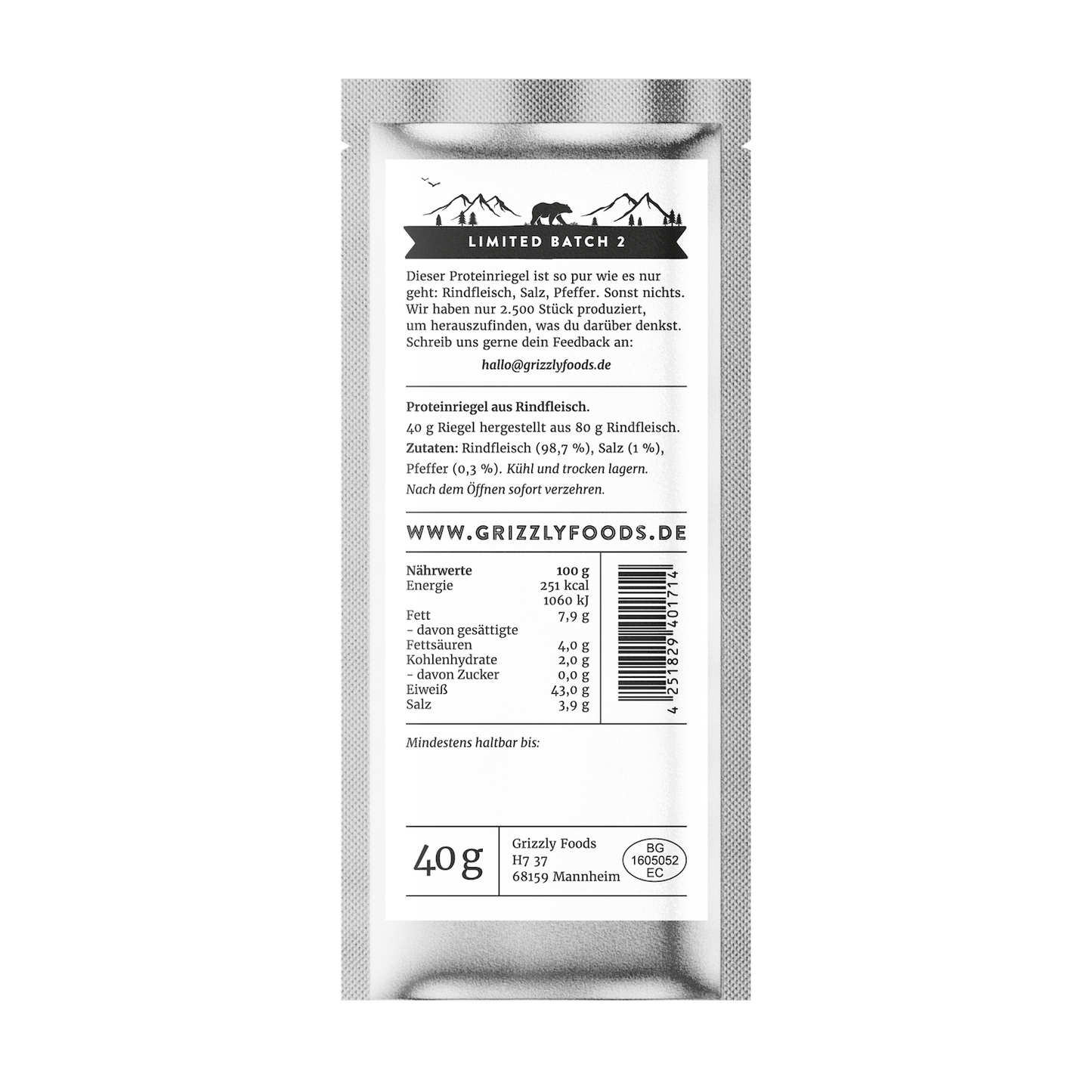 Carnivore Beef Protein Bar
