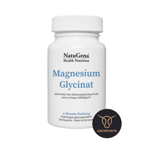 NatuGina» Glicinato de Magnesio 120 Cápsulas