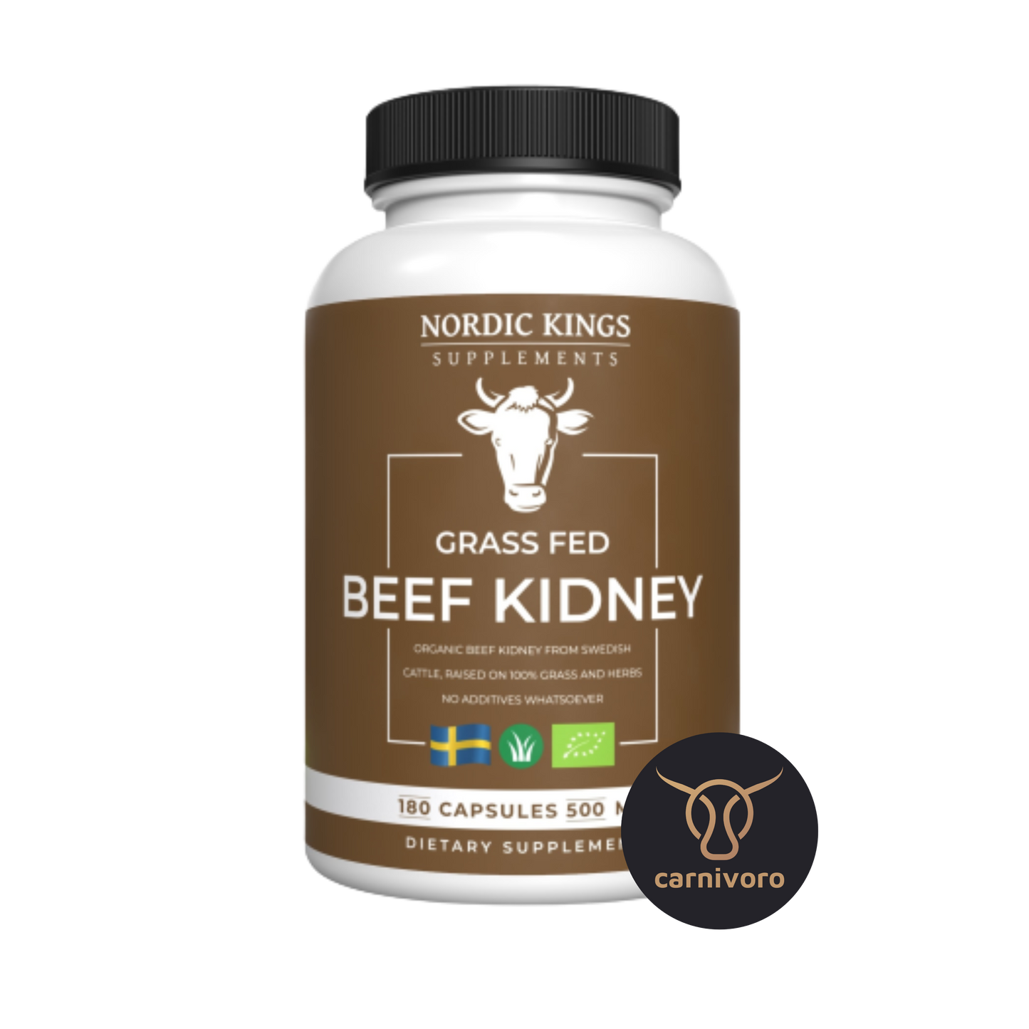 Nordic Kings » Beef Kidney » Rinderniere 180 Kapseln