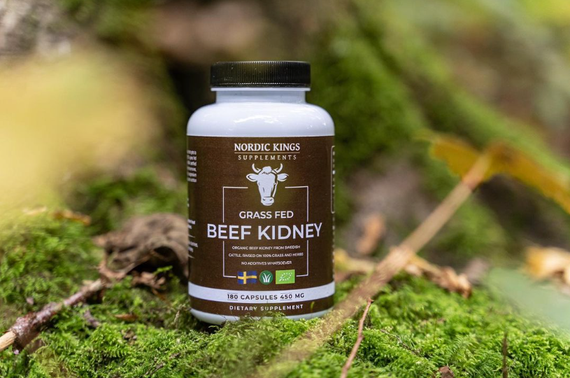 Nordic Kings » Organic Grass Fed Beef Kidney 180 capsules