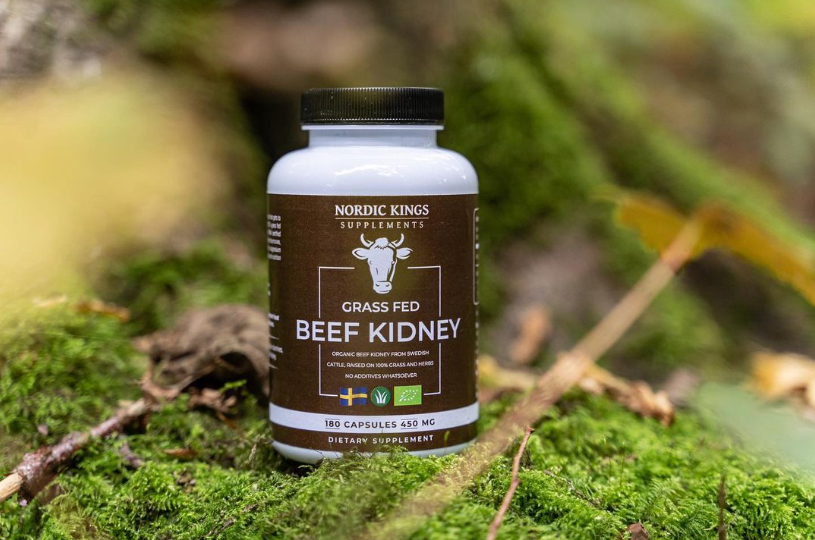 Nordic Kings » Beef Kidney» Bovine animals 180 capsules