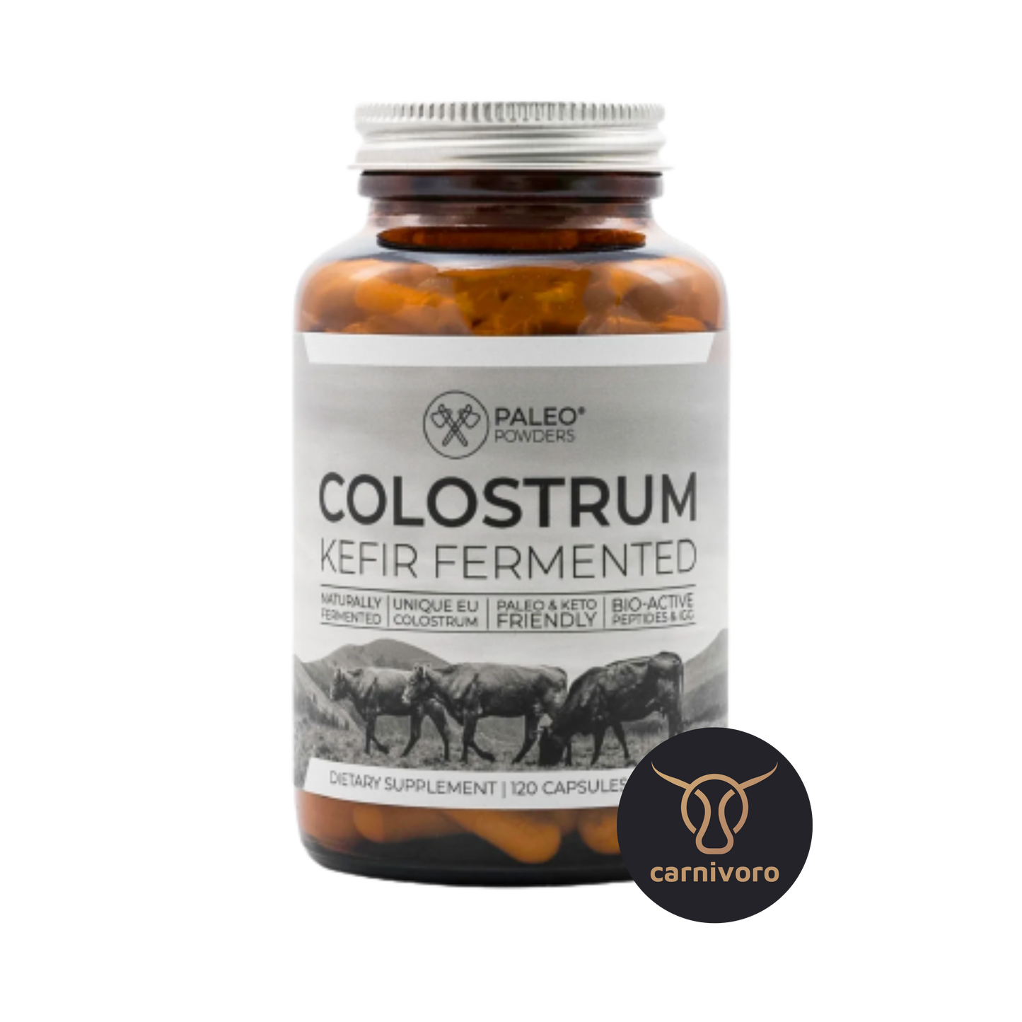 Paleo Powders » Colostrum » Fermented Kefir 120 Capsules